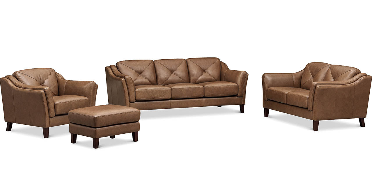 Mavery Leather Sofa Collection